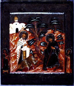 Pskov (Ecole de la Russie du Nord) - Apparition de la Vierge à Youritch - PPP4919 - Musée des Beaux-Arts de la ville de Paris