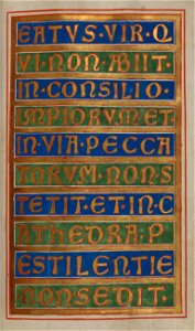 Psalterium Feriatum Cod Don 309 109