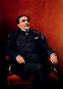 Práxedes Mateo Sagasta. Pintado por Casado del Alisal en 1884