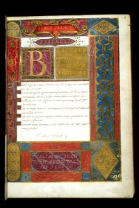Psalter of the Earl of Arundel - BL Royal 2 B IX f3 (Beatus)
