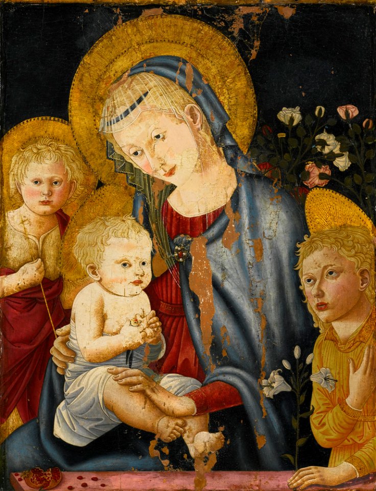 Pseudo Pier Francesco Fiorentino The Madonna and Child with the Infant Saint John the Baptist and An Angel