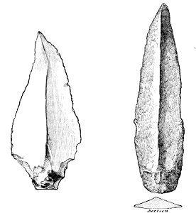 PSM V01 D221 Flint implements. Free illustration for personal and commercial use.