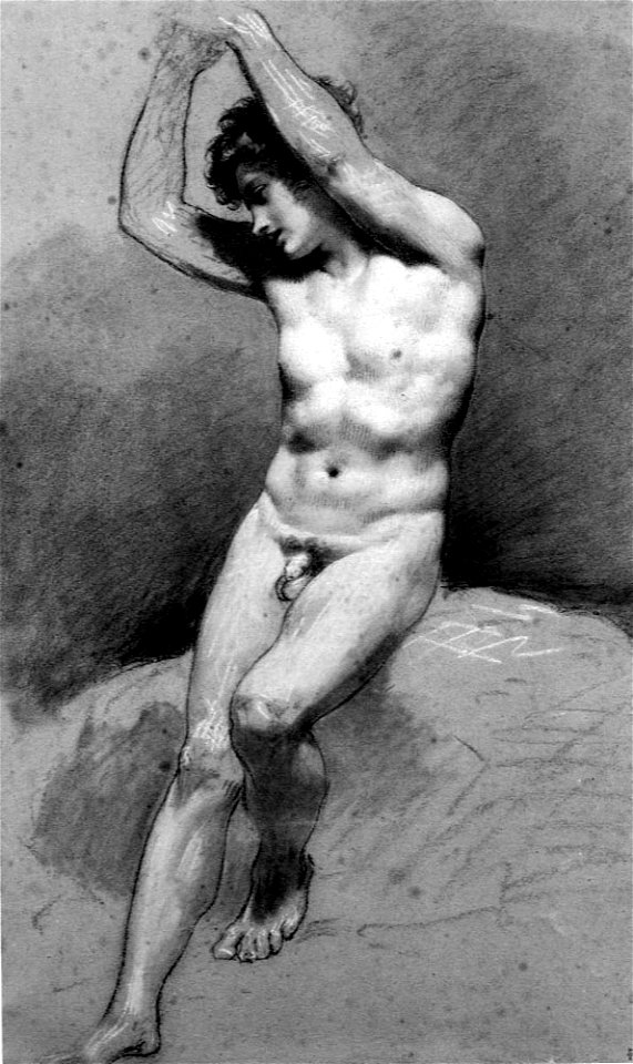 Prud'hon, Pierre-Paul (1758-1823) - Nudo accademico - 11