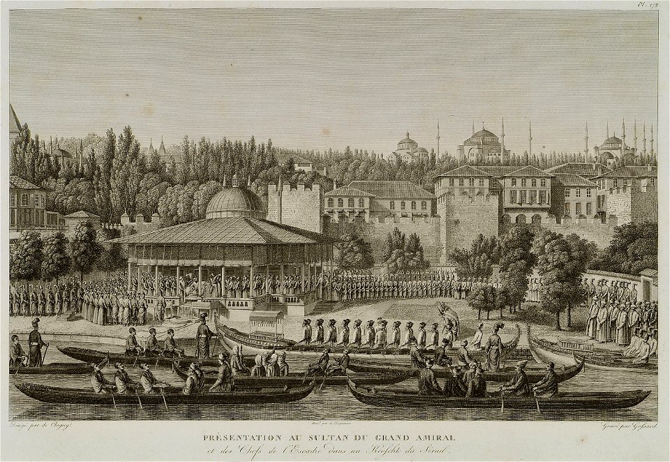Présentation au Sultan du Grand Amiral - D'ohsson Mouradgea - 1790