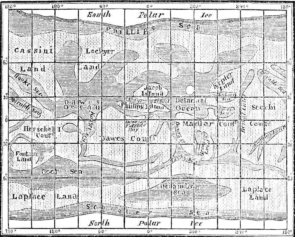 PSM V04 D201 Mars surface chart