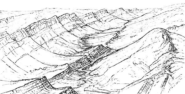PSM V07 D414 Monoclinal valley