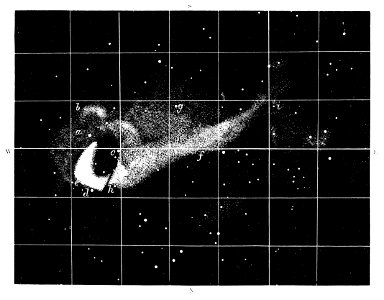 PSM V08 D293 Trouvelot horseshoe nebula 1875. Free illustration for personal and commercial use.