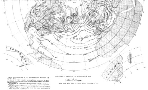 PSM V16 D306 Weather map western hemisphere 130 to 50 longitude