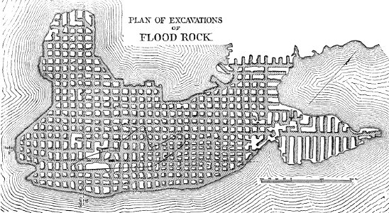 PSM V28 D456 Plan of excavations of flood rock