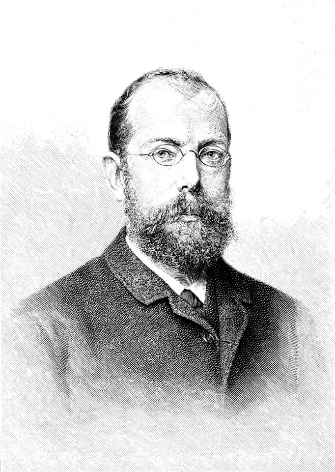 PSM V36 D156 Robert Koch. Free illustration for personal and commercial use.