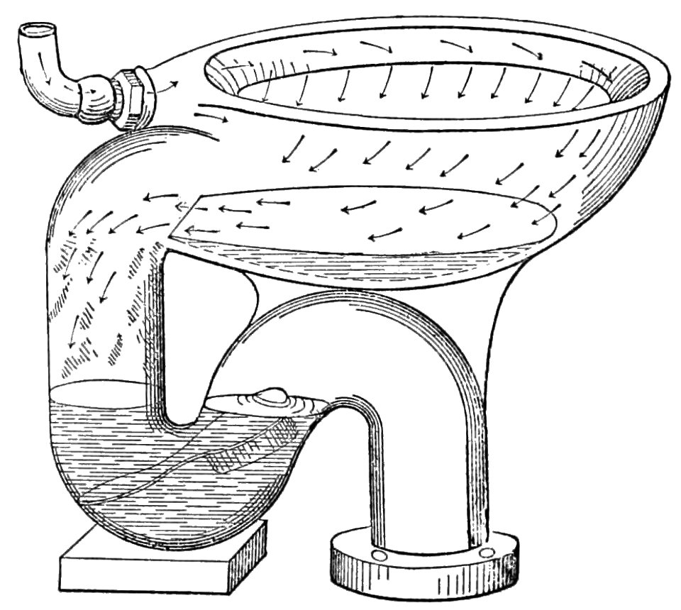 PSM V33 D318 Water closet with concealed obstruction