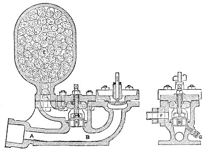 PSM V31 D663 Cork in a hydraulic ram. Free illustration for personal and commercial use.