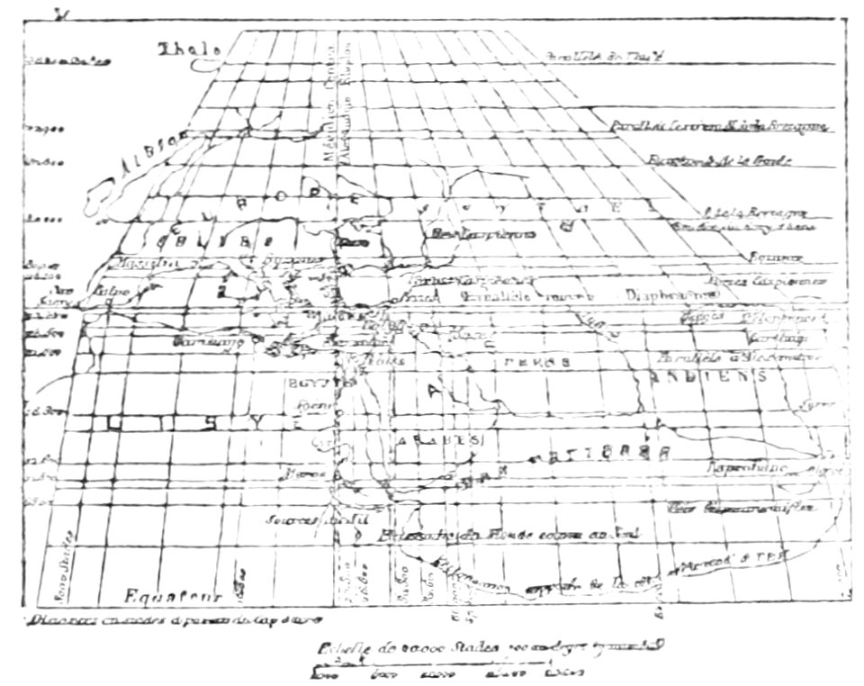 PSM V16 D507 Map from the time of hipparcus 100 bc - Traditional visual ...