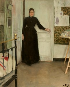 Ramon Casas - Interior - Google Art Project. Free illustration for personal and commercial use.