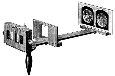 PSM V21 D211 Stereoscope adjustable for reversed perspective