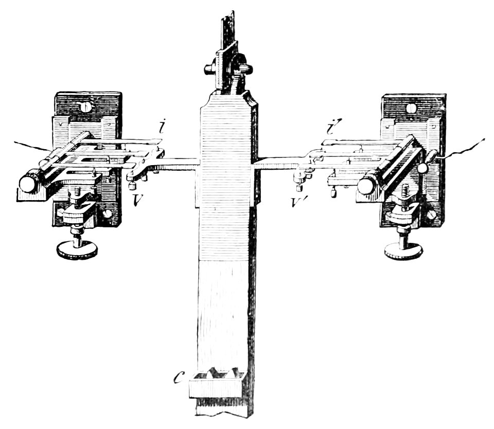 PSM V20 D319 Regulator of the paris observatory pendulum contact plates
