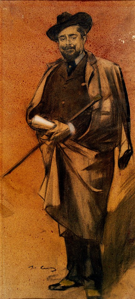 Ramon Casas - MNAC- Pompeu Gener i Babot, dit Peius- 026928-D 006325