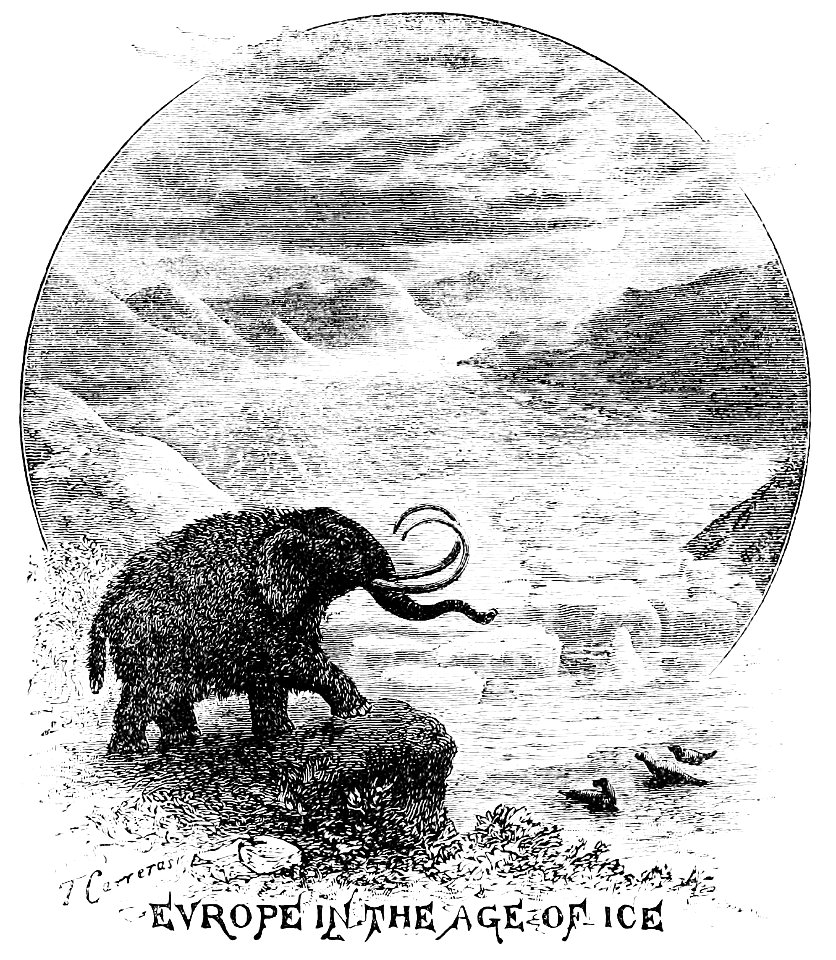 PSM V22 D772 Europe in the ice age