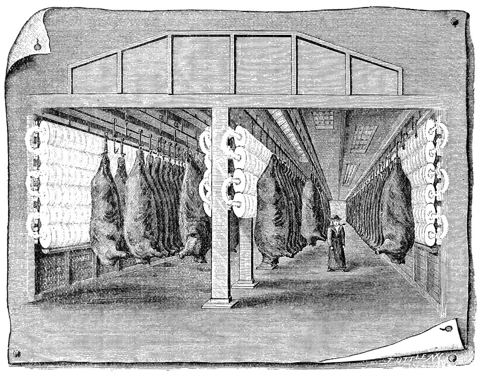 PSM V39 D038 Room in a cold storage warehouse