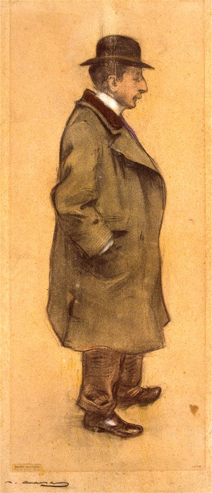 Ramon Casas - MNAC- Pere Coll i Rataflutis- 027558-D 006544