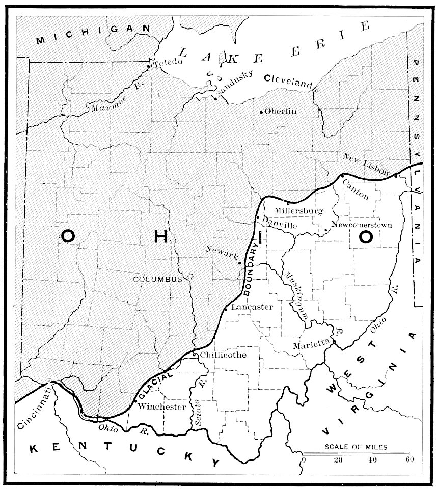 PSM V39 D329 Ohio map of paleolithic tools find