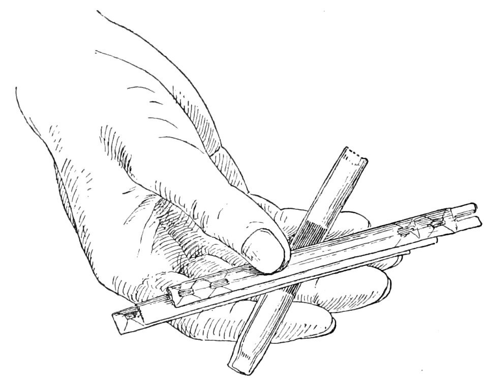 PSM V39 D052 Manner of holding the reeds in sho le wa