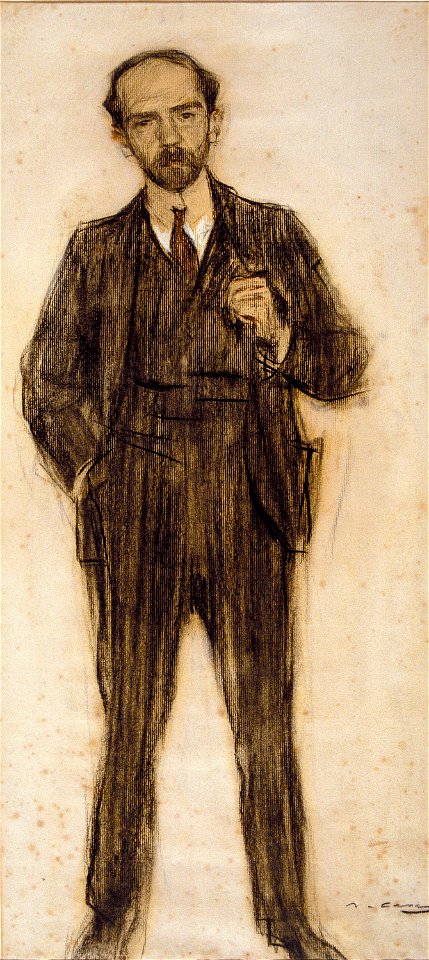 Ramon Casas - MNAC- Pío Baroja- 027588-D 006576
