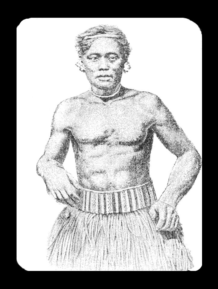 PSM V39 D818 South sea islander with liku