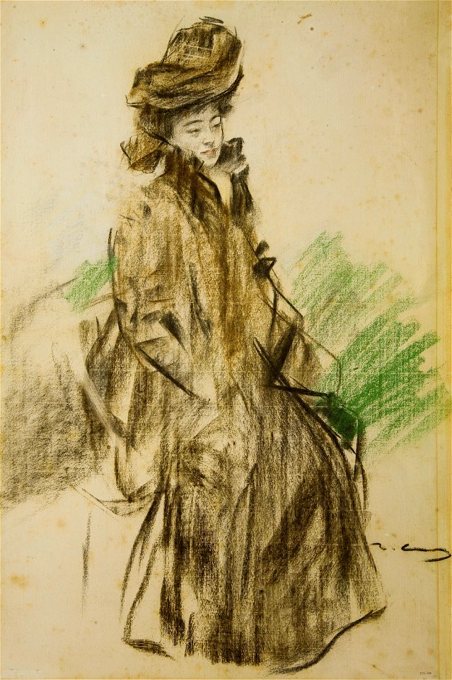 Ramon Casas - MNAC- Sada Yacco- 027538-D 055589
