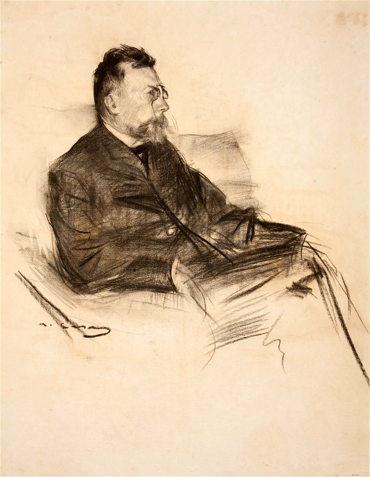 Ramon Casas - MNAC- Àngel Guimerà- 027542-D 065162