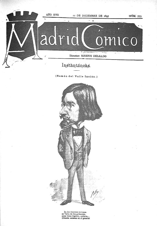 Ramón del Valle Inclán, de Cilla, Madrid Cómico, 11-12-1897