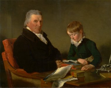Ramsay Richard Reinagle - Francis Noel Clarke Mundy and His Grandson, William Mundy (1809) - Google Art Project