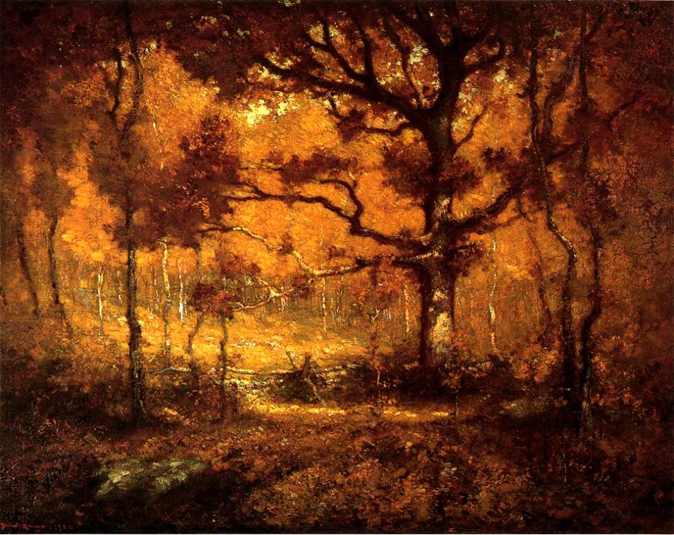 Henry Ward Ranger - Autumn Woodlands (c.1902)