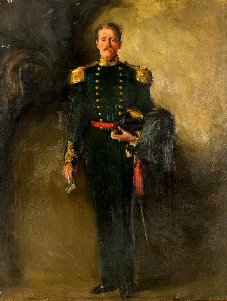 Ranken, William Bruce Ellis; A Man in the Green Uniform of the Scottish Archers
