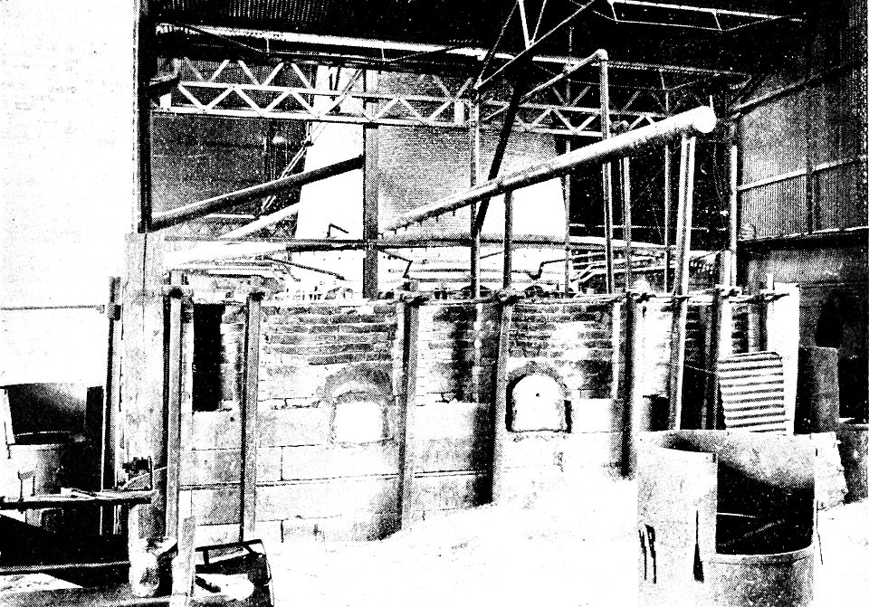 PSM V42 D610 Tank furnace used in the manufacture of chimneys