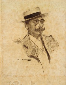 Ramon Casas - MNAC- Henri François Roujon- 027642-D 006634