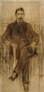 Ramon Casas - MNAC- Albert Rusiñol- 027608-D 006598