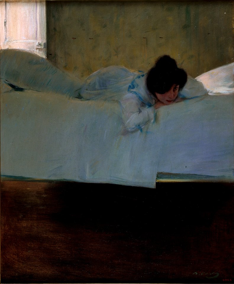 Ramon Casas - Laziness - Google Art Project