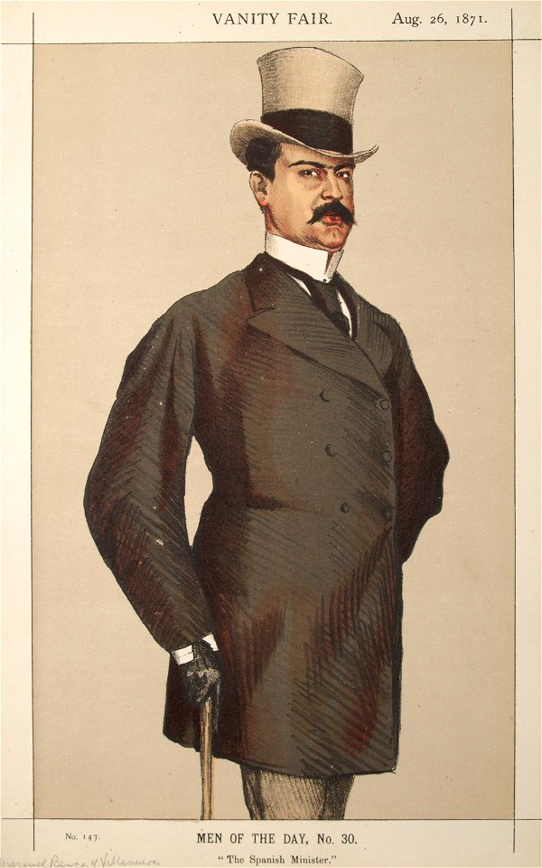 Don Manuel Rances y Villanueva, Vanity Fair, 1871-08-26