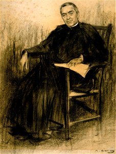 Ramon Casas - MNAC- Jacint Verdaguer- 027620-D 006609