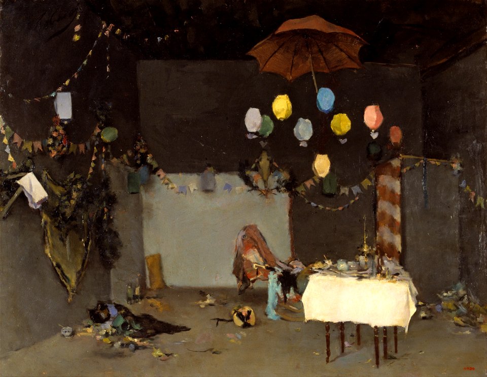 Ramon Casas - Studio Interior - Google Art Project