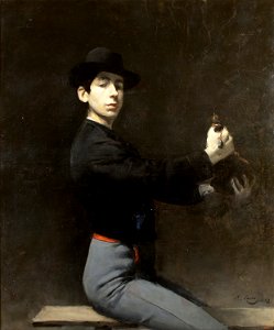 Ramon Casas - Self-portrait - Google Art Project (BQEzzZ6uv77jlw)
