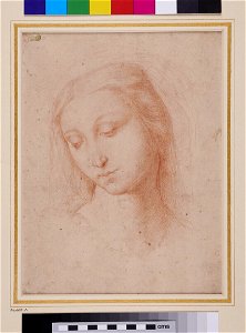 Raphael - after - Head of the Virgin, WA1976.193