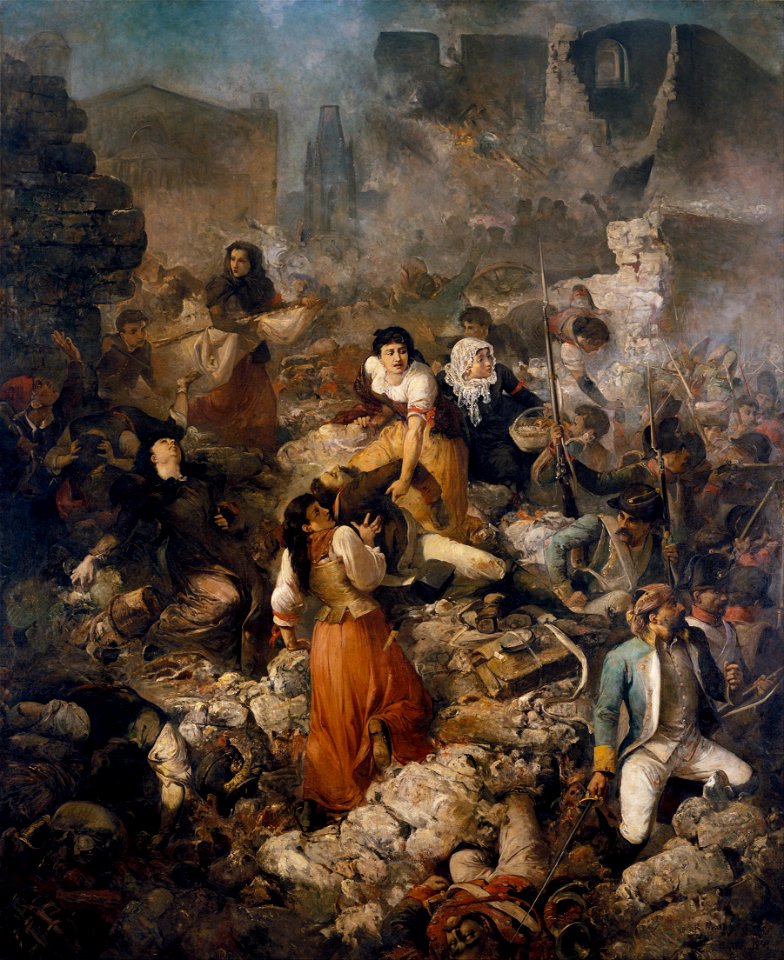 Ramon Martí i Alsina - The Company of Saint Barbara - Google Art Project