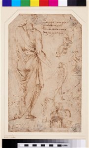 Raphael - follower of - Sheet of Figure Studies, etc, WA1846.230
