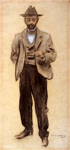 Ramon Casas - MNAC- Manolo Hugué- 027274-D 006426