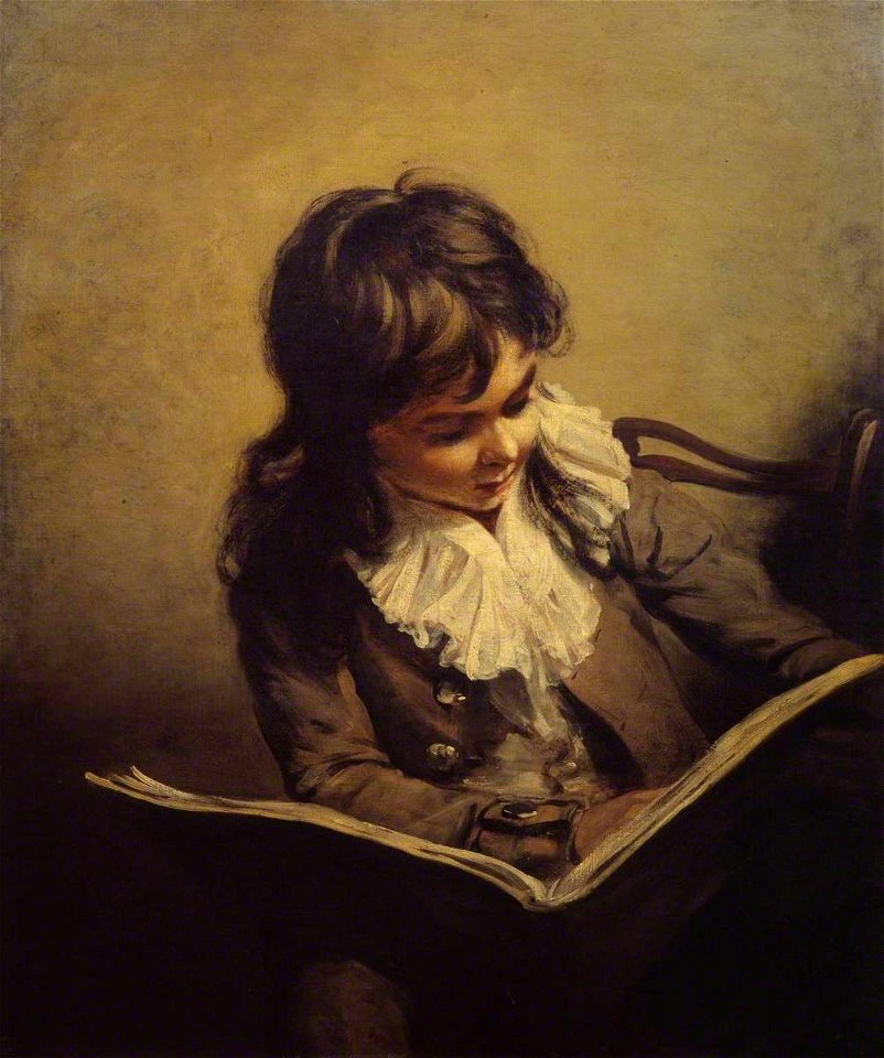 Ramsay Richard Reinagle (1775-1862) - A Boy Reading - T01073 - Tate