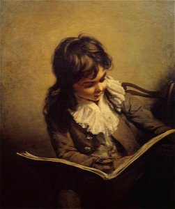Ramsay Richard Reinagle (1775-1862) - A Boy Reading - T01073 - Tate