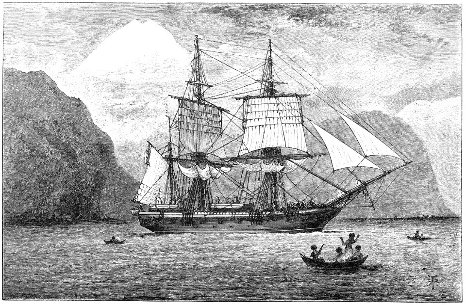 PSM V36 D770 Hms beagle in the straits of magellan