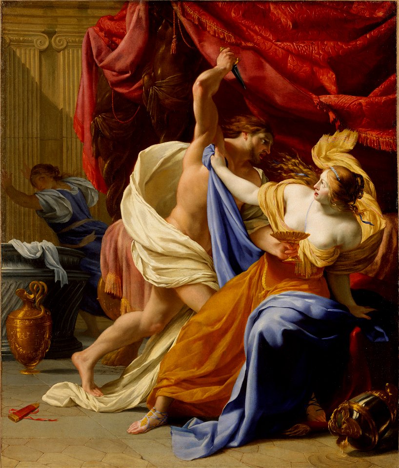 Rape of Tamar - Le Seur trim